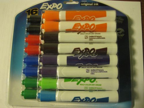 Expo Original Chisel Tip Dry Erase Markers - 16 Pack