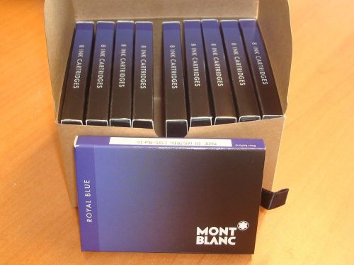 80 Mont Blanc Cartridges Fountain Pen Royal Blue Ink