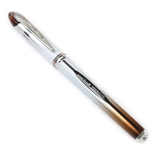 Uni-ball vision elite blx rollerball pen bold 0.8mm brown ink 1 - pen for sale