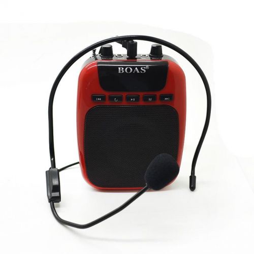 BOAS original Rechargeable Voice Loudspeaker Amplifier Microphone w/ usb TF slot