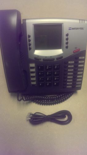 (1) inter-tel axxess 550.8560 large display phone refurbished. warranty. 5 avail for sale