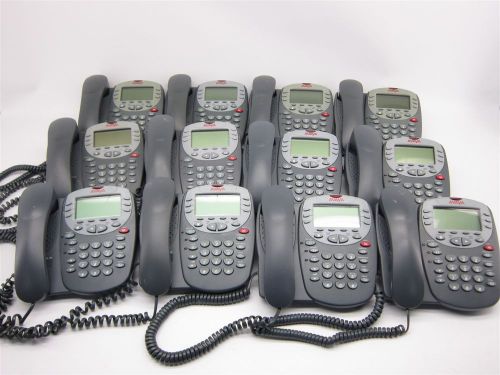 Lot of 12 avaya 4610sw ip phones (no power cords) for sale