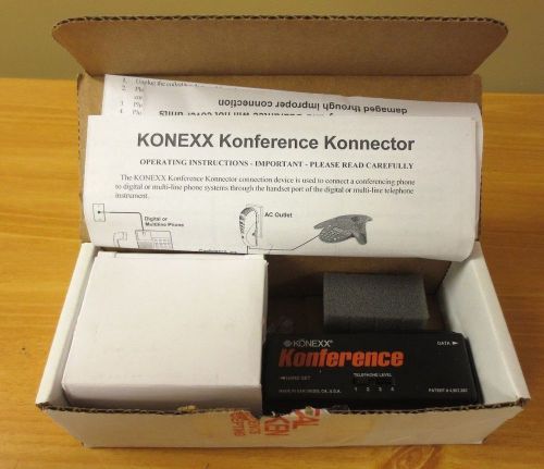 Konexx Konference Conference Telephone Adapter (NEW OTHER)
