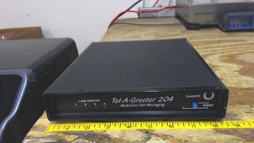 Tel-a-greeter 204 multi-line call messaging unit no power parts &amp; repair for sale