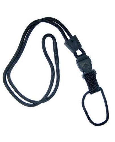 Black EK Lanyard Plus with Detachable Soft End (10252) by EK USA