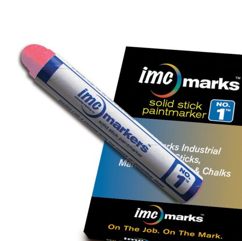 IMC MARKS NO. 1 Solid Stick-Pink-Box of 12 Markers
