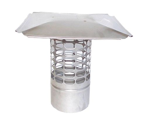Hood Size Round Chimney Cap Forever-CCSS8R Stainless Steel With Heavy Duty Model