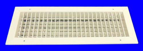 NEW Titus 300RS 20&#034; X 6&#034; Supply Grille HVAC Adjustable Air Register White Steel