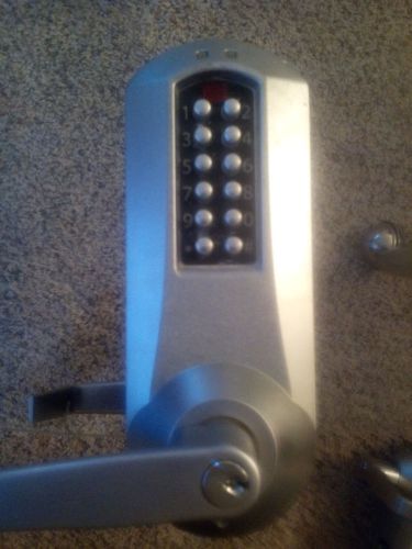 Kaba eplex e5031xswl-626-41, electronic pushbutton lock, satin chrome for sale