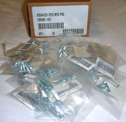 60 Schlage Ives FSPART.1057 FS544/555 SP28 Mounting Screws Packages 4 per Pkt