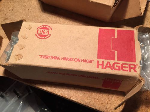 Box of 3 hager door hinge 1279 4.5 x 4.5 inch satin chrome us26d nrp for sale