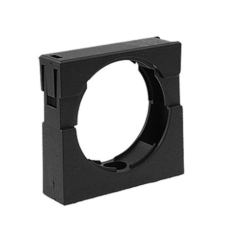 Black plastic fixed support for 54.5mm bellows pipe for sale