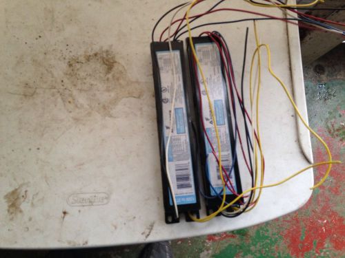 2 advance iopa-4p32-lw-sc t8 ballasts 4 lamp electronic no pcb 120 volt used for sale