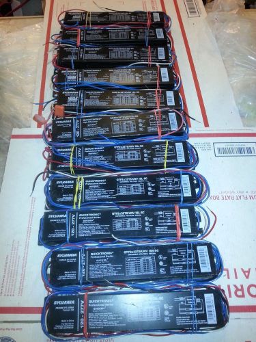 Set of 11 ballasts **mixed pack**  used 2 lamp  t8 for sale