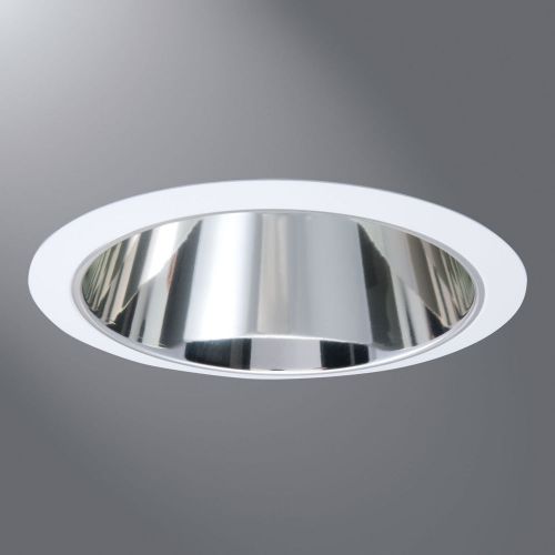 Halo 426 recessed lighting white trim ring clear specular reflector cone for sale