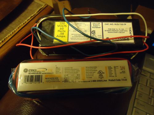 3 various  ballasts including GE 546BTCP and 2 others