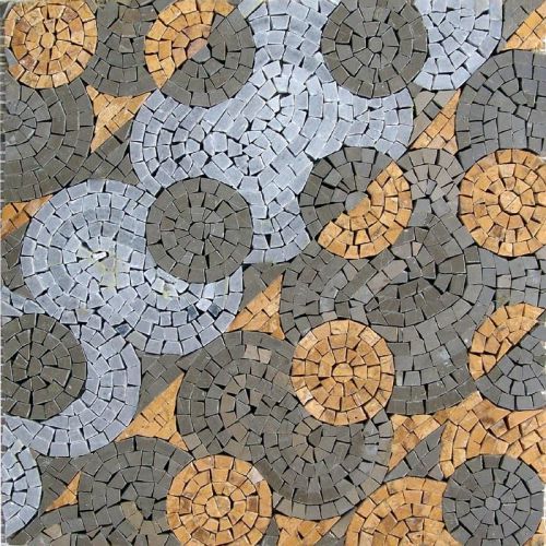 Rounded shapes Mosaic Accent Artwork