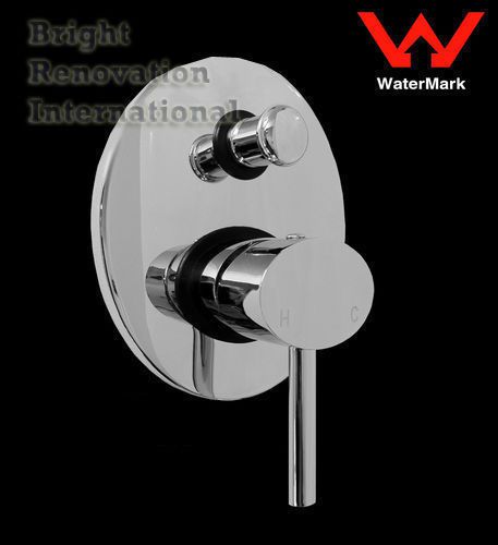Brand New Bathroom Oval Shower Bath Wall Flick Mixer Taps with Diverter