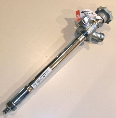 10&#034; frostproof sillcock, 1/4 turn valve w/built in anti-siphon, 1/2&#034; mip &amp; pex for sale
