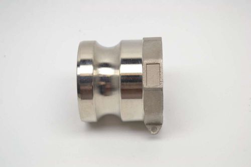 200-a 2x2in npt stainless male adapter female cam lock type a fitting b408552 for sale