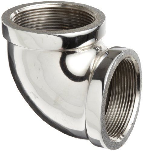 NEW Chrome Plated Brass Pipe Fitting  90 Degree Elbow  1/2&#034; NPT Female