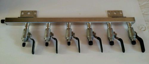 6 valve water manifold