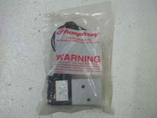HUMPHREY 41036 SOLENOID VALVE 24V DC 4.5 WATTS *NEW IN A FACTORY BAG*