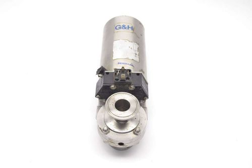 ALFA LAVAL LKLA-NC 1 IN PNEUMATIC STAINLESS TRI-CLAMP BUTTERFLY VALVE B449436