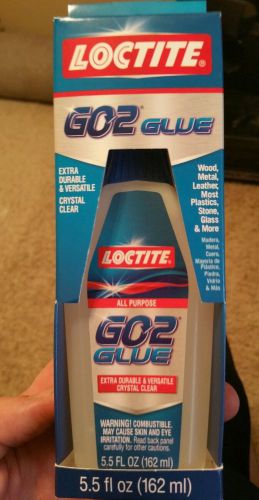 2 pack of loctite go2 glue 5.5 oz each!