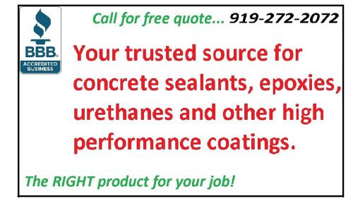 The RIGHT Sealer for your Project... Your source for Concrete Sealers and MORE!