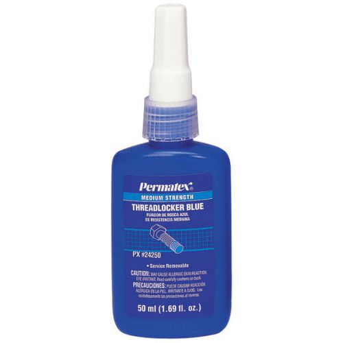 Devcon threadlocker medium strength container size: 50 ml. bottle color: blue for sale