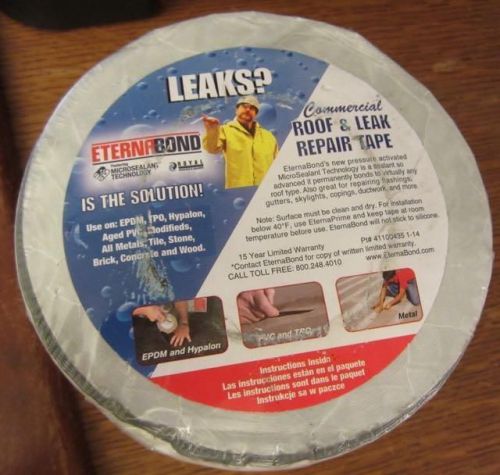 Eternabond rsw-4-50 white roof seal roll new sealed free usa shipping for sale