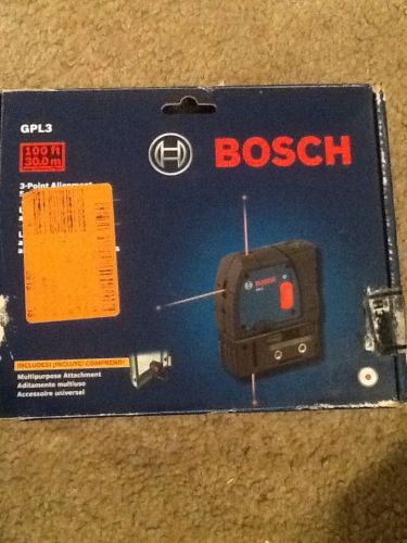 Bosch 3-Point Self-Leveling Alignment Laser GPL3 NEW IN BOX