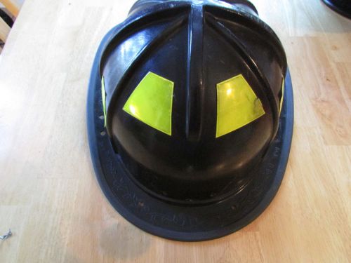 MORNING PRIDE , Fire Helmet,Black,Traditional Helmet shell