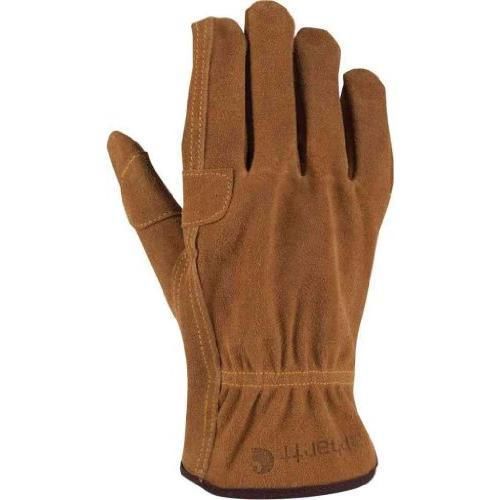 Carhartt Men&#039;s Leather Fencer Work Glove, Brown, Large New