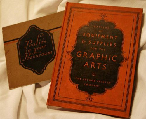 1932 1st. Catalog of Equiptment &amp; Supplies for Graphic Arts-Inland Printer Co.