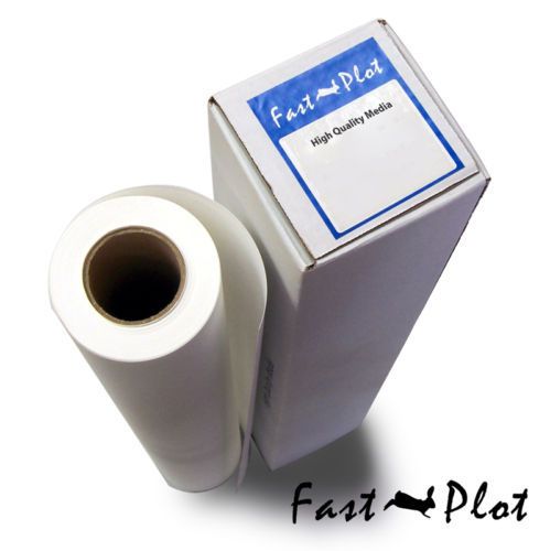 FastPlot Self Adhesive Polypropylene Banner 8 mil Waterproof 50&#034; x100&#039; - 2&#034; core