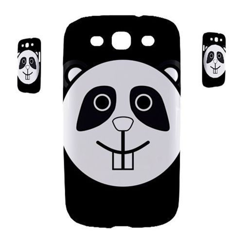 Panda Case For Samsung Galaxy s3 Hardshell back sides cover cell phone print