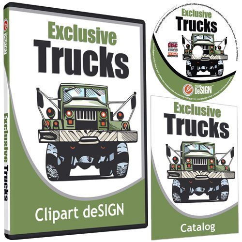 Trucks clipart-vinyl cutter plotter clip art-vector cd for sale