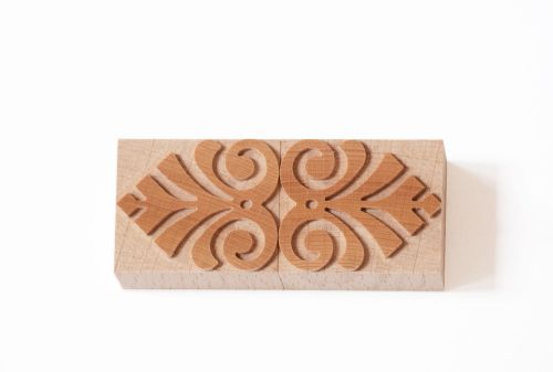 Letterpress Palmette motifs No. 2 wood type 8 line -  2 pieces