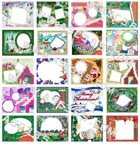 DIY Mouse Pad Christmas Software Templates Heat Sublimation Transfer Printing