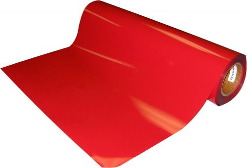 RED PU Quality Heat Press TRANSFER Vinyl for textile 20&#034;x 10 YARDS