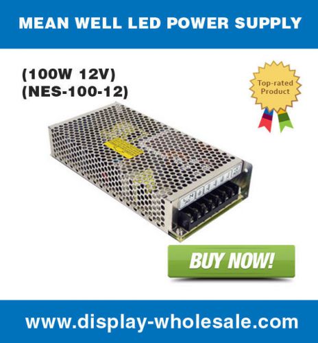 Mean Well LED Power Supply (100W 12V) (NES-100-12)