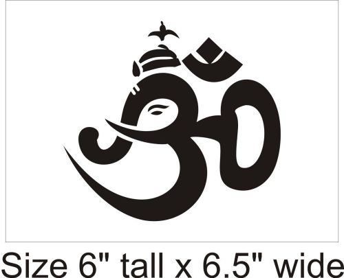 2X Ganesh Ji Decal Vinyl Car i Pad Laptop  Windows truck Wall Sticker