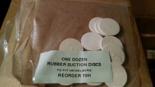 Heidelberg rubber suction discs 19H