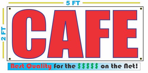 CAFE Banner Sign NEW Larger Size Best Quality for The $$$ 4 Bar Restaurant