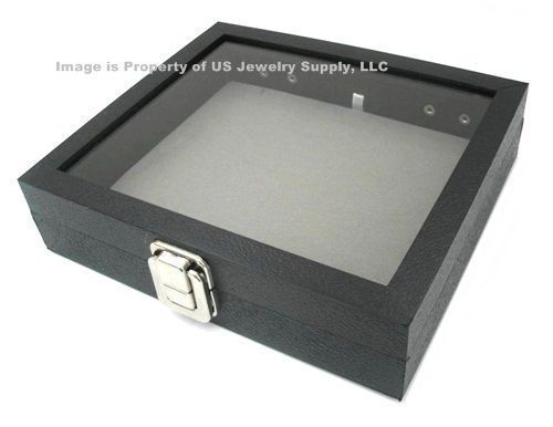 1 Wholesale Grey Glass Top Lid Box Case