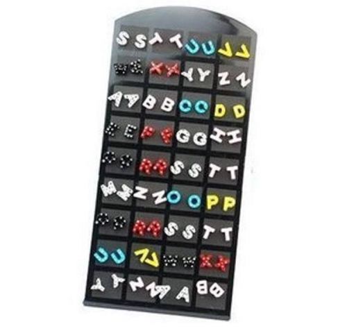 2 color New  Fashion 36 Pair Organizer Earrings Display Stand Jewelry Holder