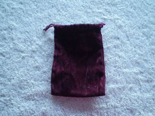 Medium Purple Pouch to Store Jewelry or Misc Items Draw String Close