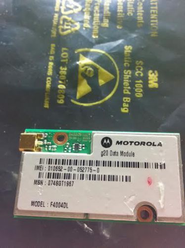 MOTOROLA F4004DL G20 DUAL BAND GSM GPRS MODULE FULLY TESTED on Agilent 8960